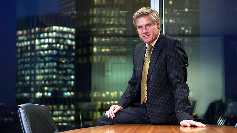 Executive in Boardroom