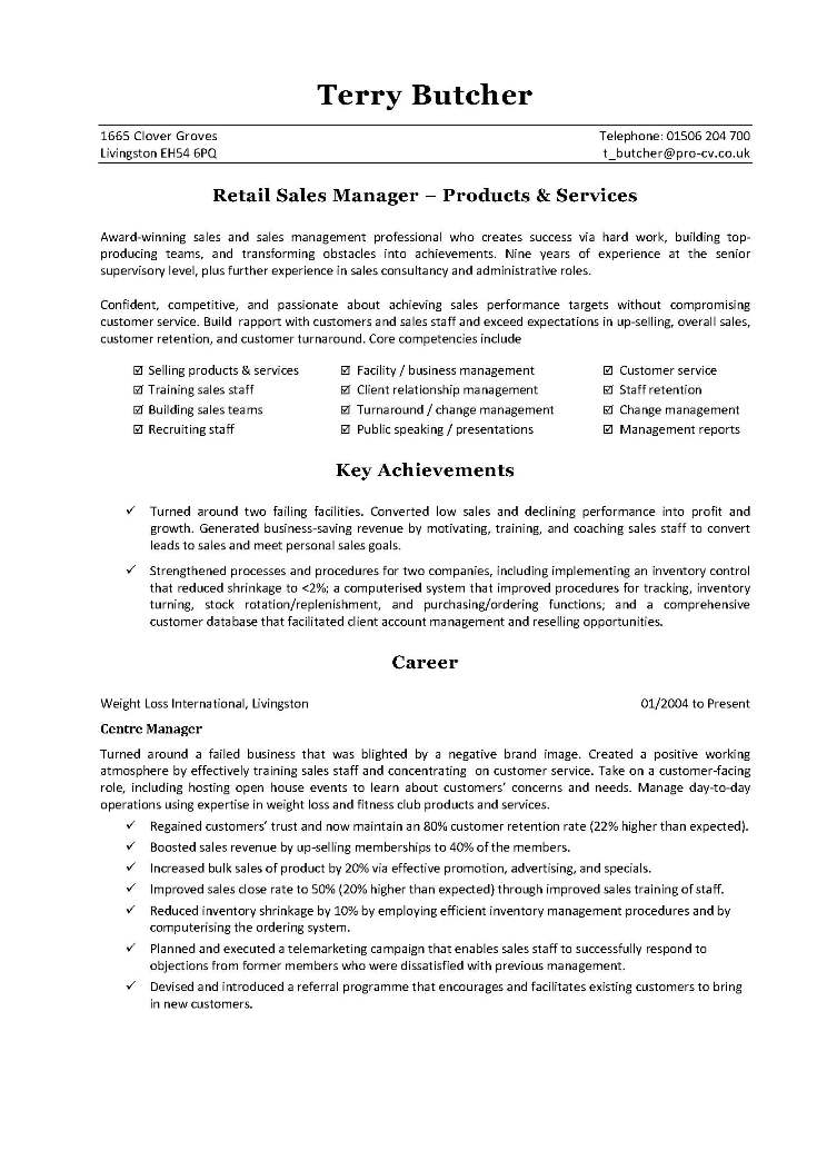 Sales_and_Marketing_Pro CV_Example_WBC_Page_1