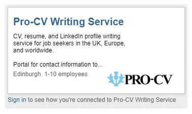 Pro-CV Writing Service